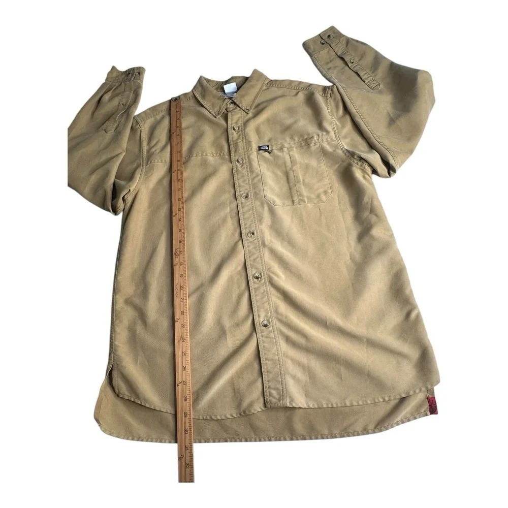 The North Face Syncline Shirt Roll Up Long Sleeve Button Up Mens Size Medium